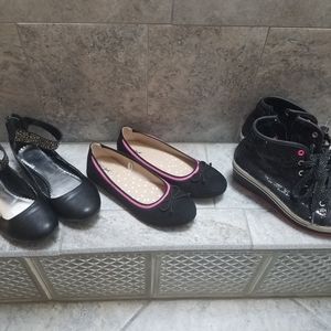 3 pairs shoes size 2 girls